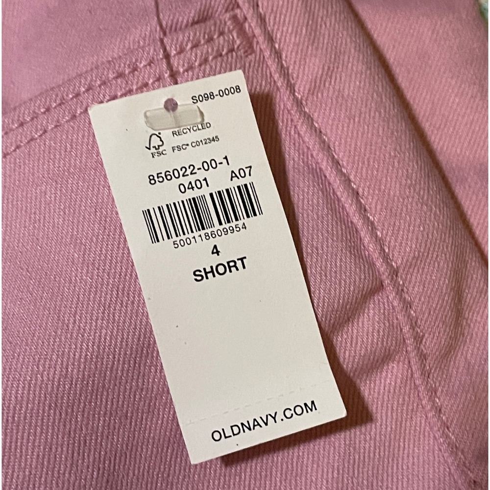 NWT Old Navy High Rise Wow Super Skinny Pink Jeans Size 4 Short - Picture 4 of 7
